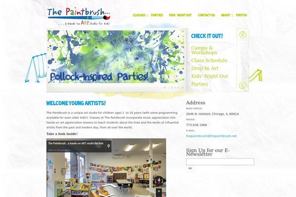 Kids theme site design template sample