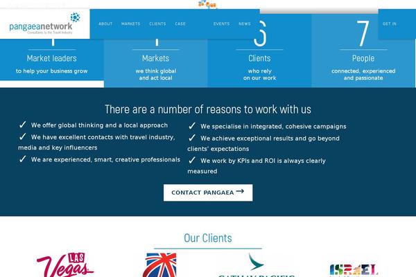 Pangaea theme site design template sample