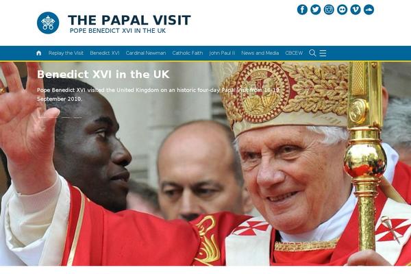 thepapalvisit.org.uk site used Bishconfbase