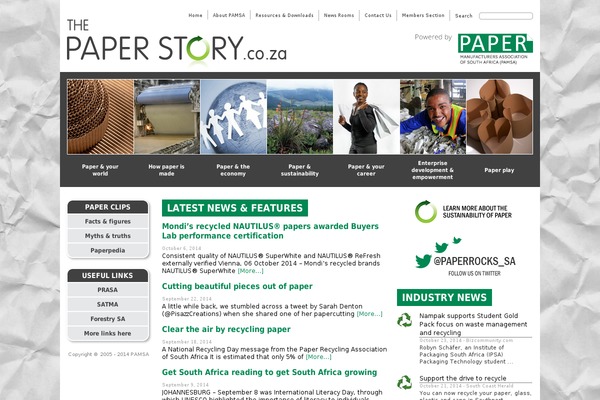 thepaperstory.co.za site used Ultra
