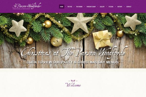 Tavern theme site design template sample
