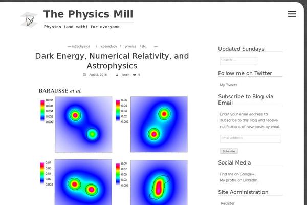 Site using WP QuickLaTeX plugin