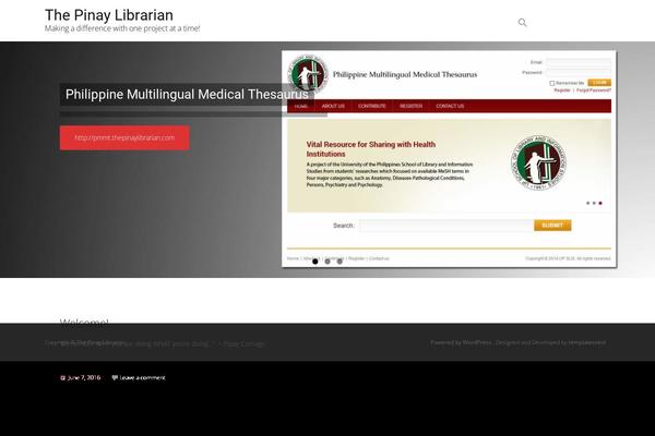 Site using TemplatesNext ToolKit plugin