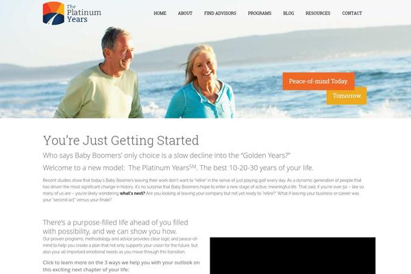 Elision Child theme site design template sample