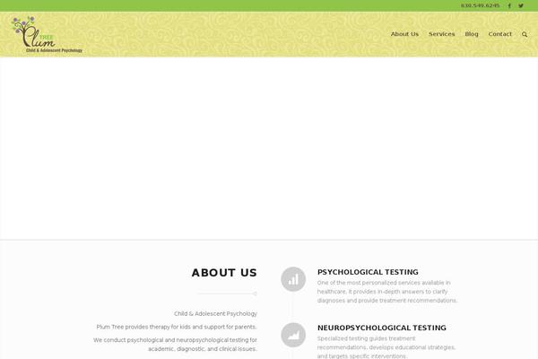 Enfold theme site design template sample