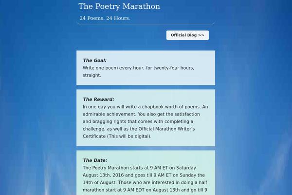 Easy Blog theme site design template sample