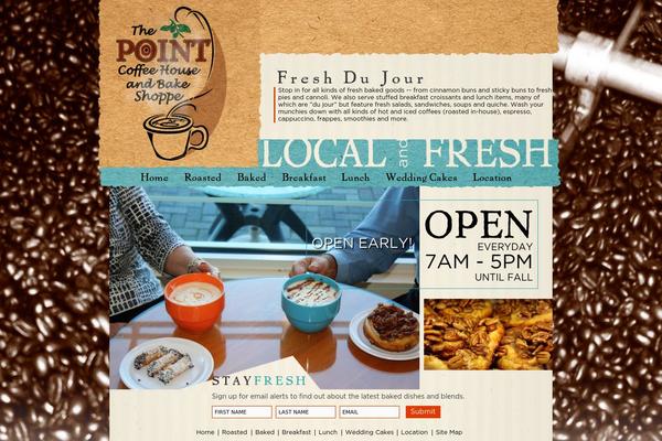 thepointcoffee.com site used D3corp-core