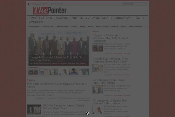 News Base theme site design template sample