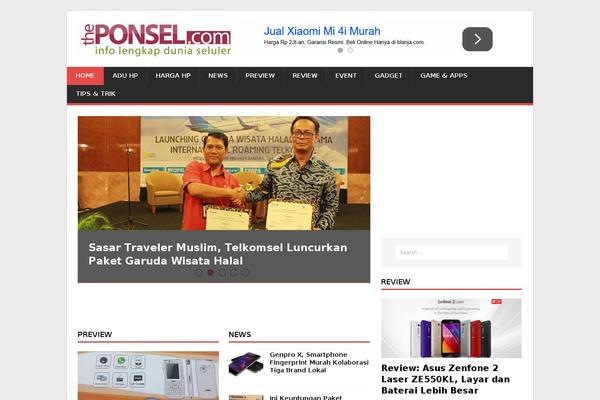 MH Magazine theme site design template sample