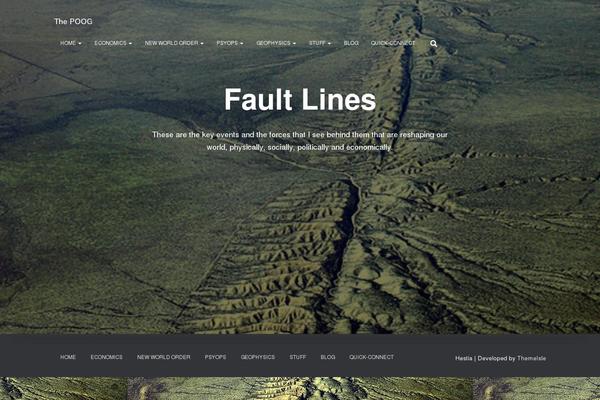 Hestia theme site design template sample
