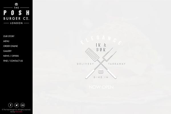 theposhburger.com site used Poshburger