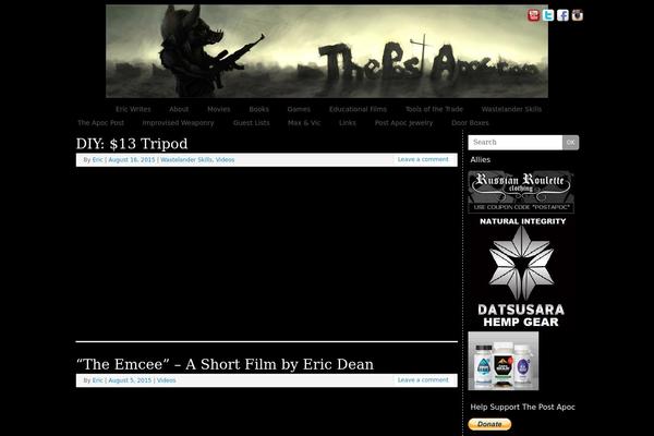 Start Magazine theme site design template sample