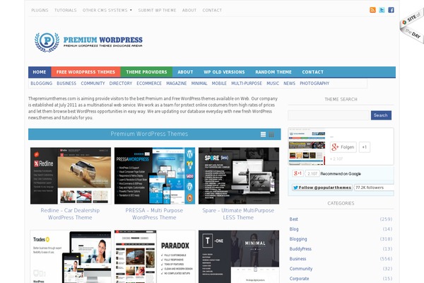 Rife Free theme site design template sample