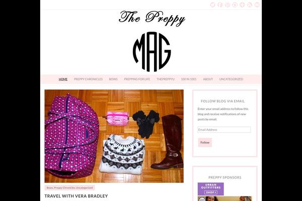 Rachel theme site design template sample