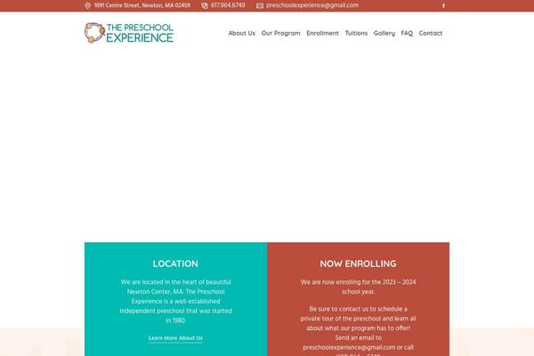 thepreschoolexperience.org site used Bambini-child