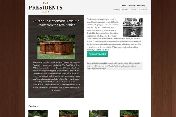 The Retailer Child theme site design template sample