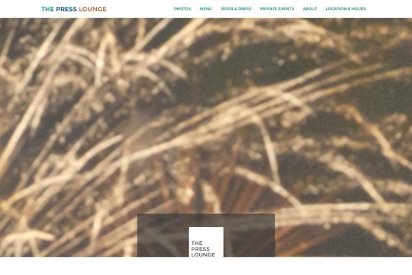 Press theme site design template sample