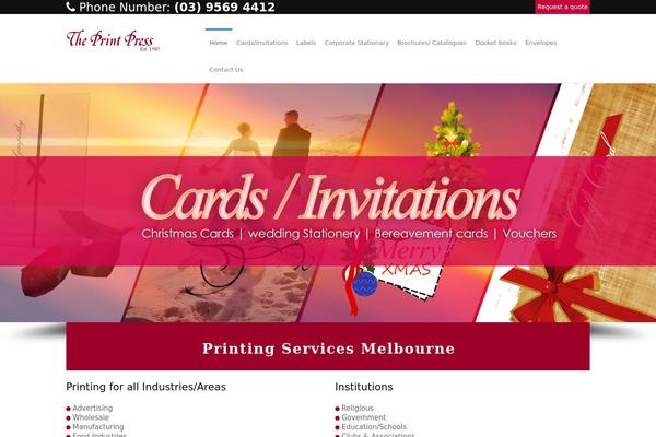 pressa-child theme websites examples