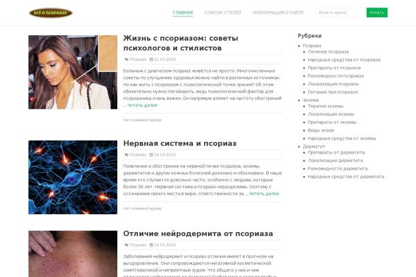 Site using Sassy Social Share plugin