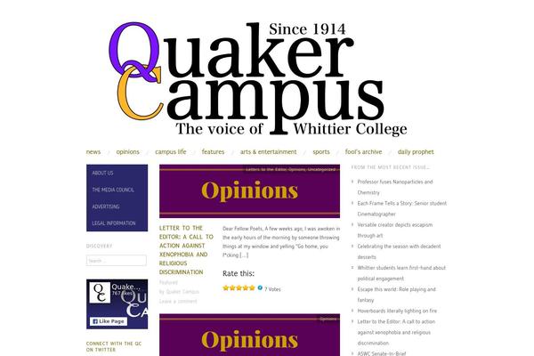 Academica theme site design template sample