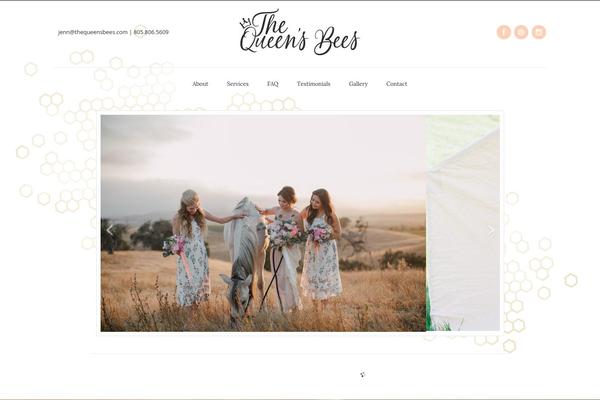 thequeensbees.com site used Huge-ultimate-theme