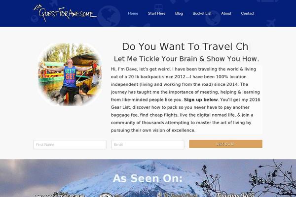 Thrive theme site design template sample
