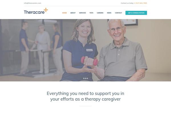 KindlyCare theme site design template sample