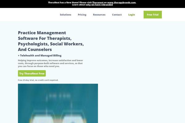 theranest.com site used Theranest