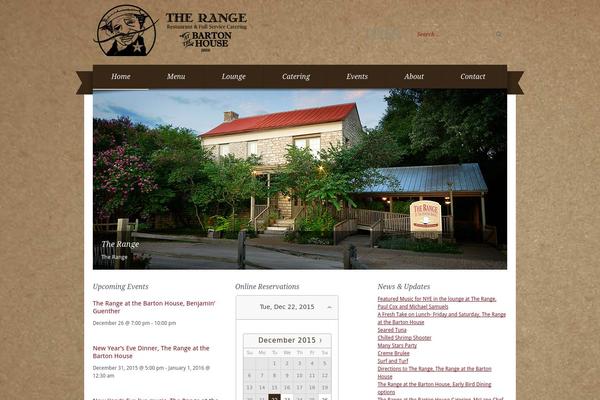 Restaurant theme site design template sample