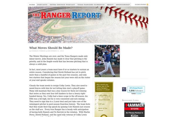 Sports Blog theme site design template sample