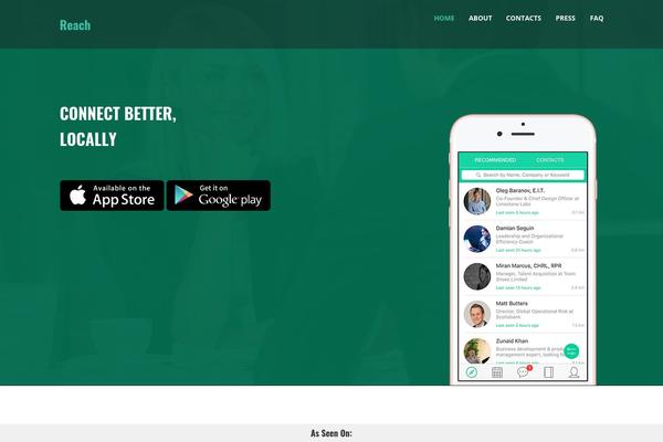 thereachapp.com site used Xlander