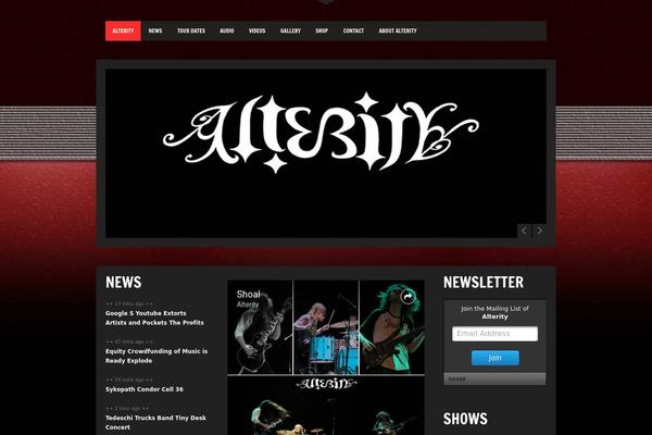 therealalterity.com site used Bloggist