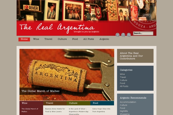Site using Tweet Blender plugin