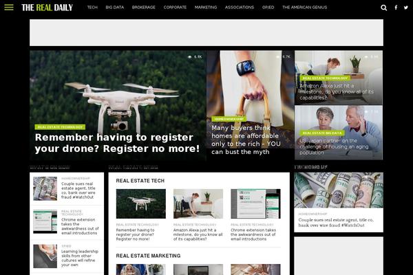Site using Theia-post-slider plugin