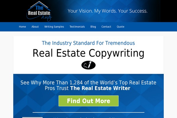 therealestatewriter.com site used Marketers Delight