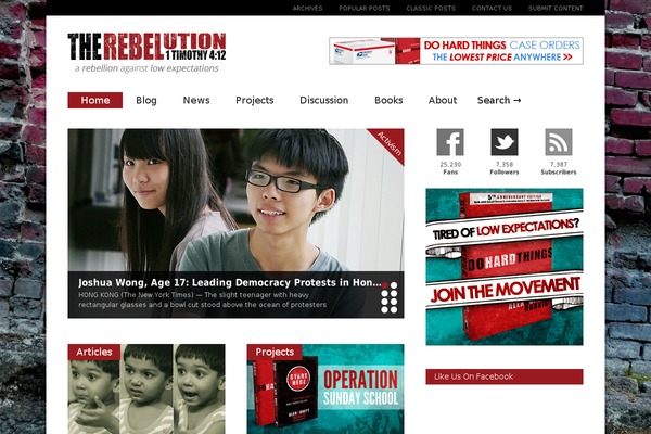 Typology theme site design template sample