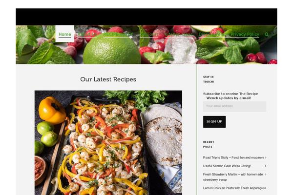 Site using Visual Recipe Index plugin