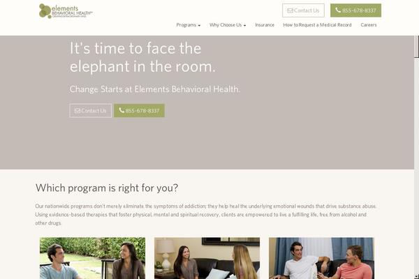 recovery-theme theme websites examples