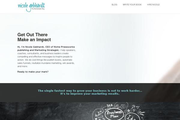 OptimizePress theme theme site design template sample