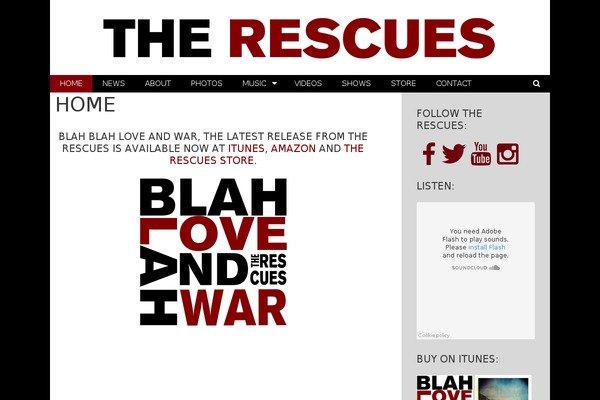 Site using Themetrust-social plugin