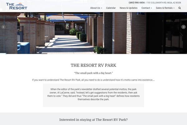 Site using Simple Weather plugin