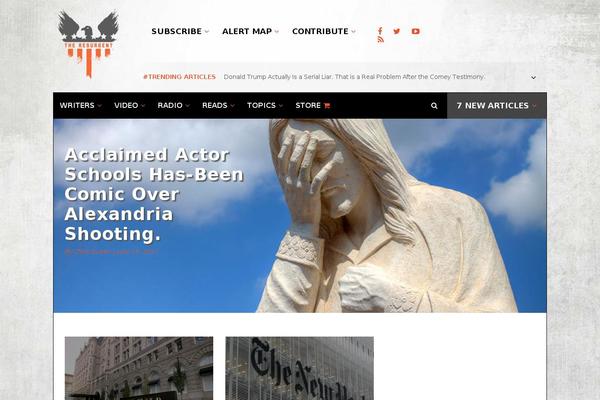 theresurgent.com site used Thefirst