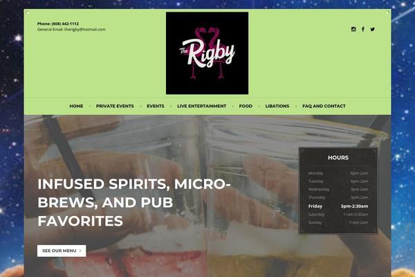 Restaurant PT theme site design template sample