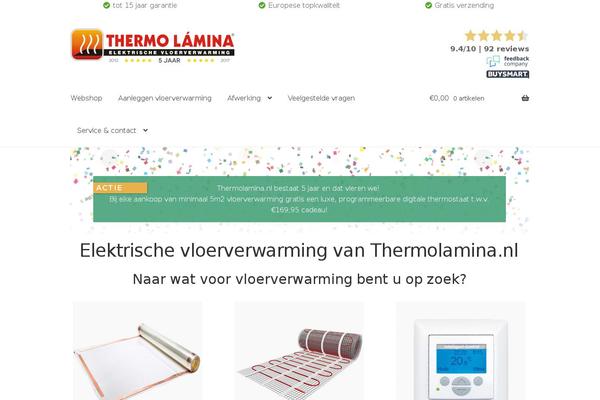 Storefront theme site design template sample
