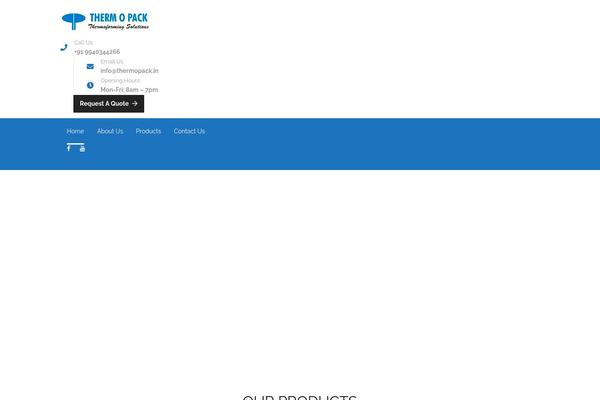 WordPress website example screenshot