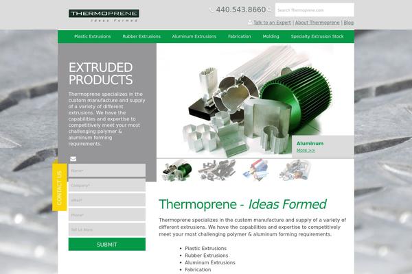 Industrio theme site design template sample