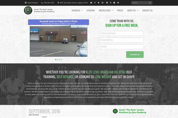 Featuredlite theme site design template sample