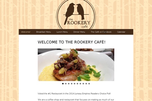therookerycafe.com site used Canape