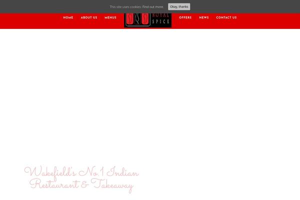 Cinnamon-restaurant theme site design template sample