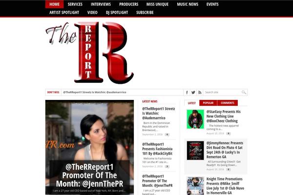 therreportmag.com site used MoreNews